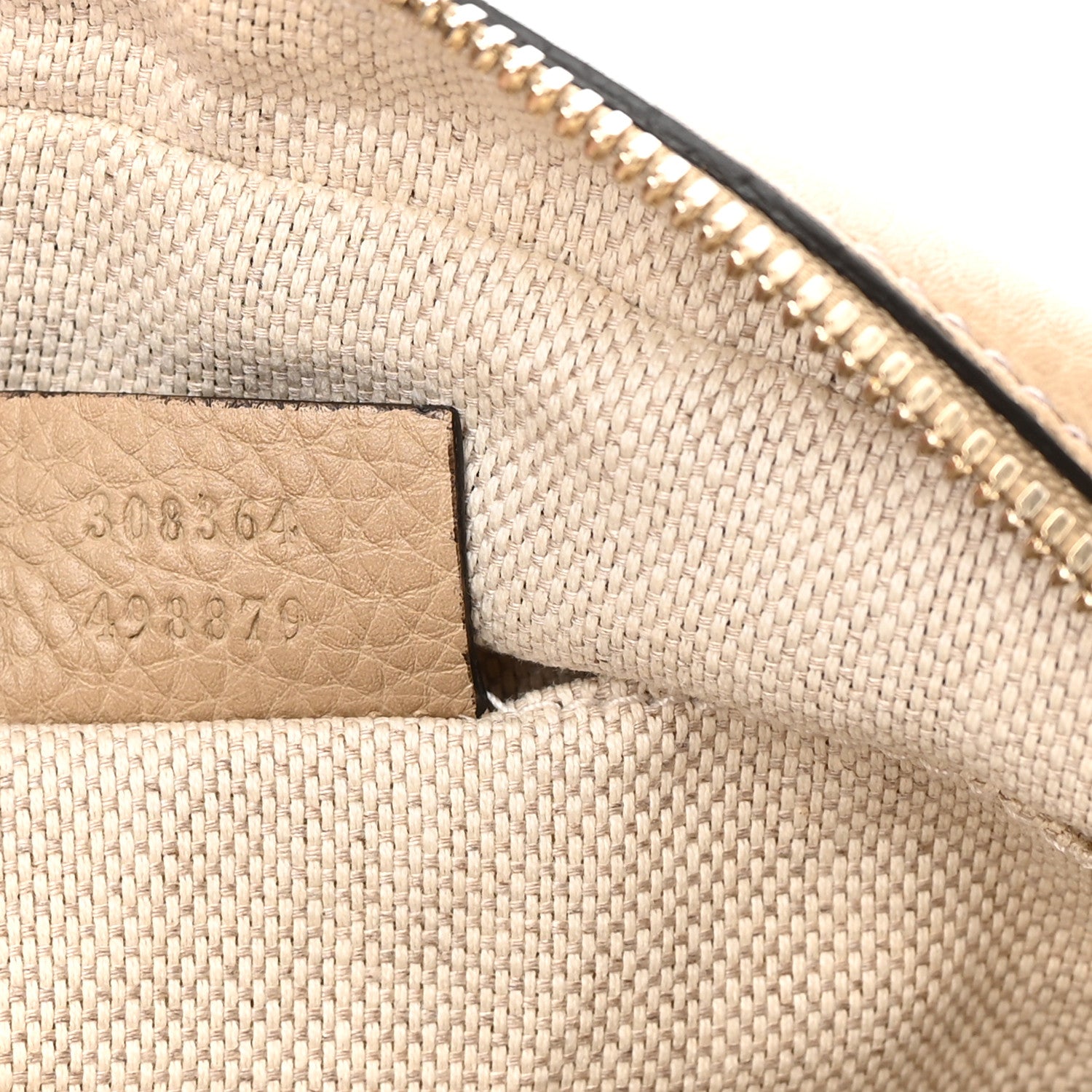 Gucci Pebbled Calfskin Small Soho Disco Bag Camelia 7 of 11