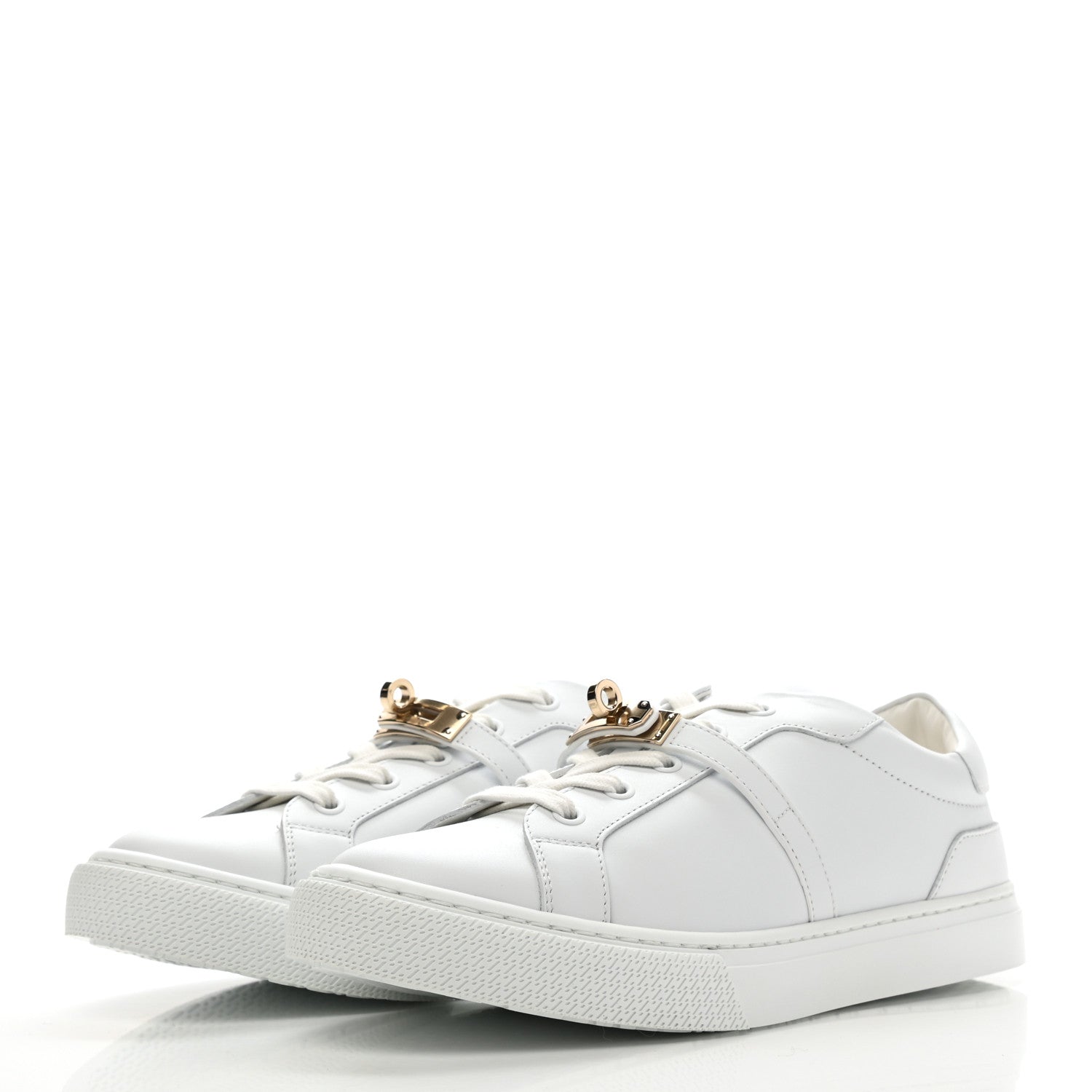 Hermes Calfskin Day Sneakers 39 White 3 of 9