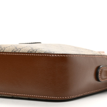 Gucci GG Supreme Monogram Azalea Calfskin Retro Interlocking G Messenger Shoulder Bag Beige Ebony Brown Sugar 10 of 10