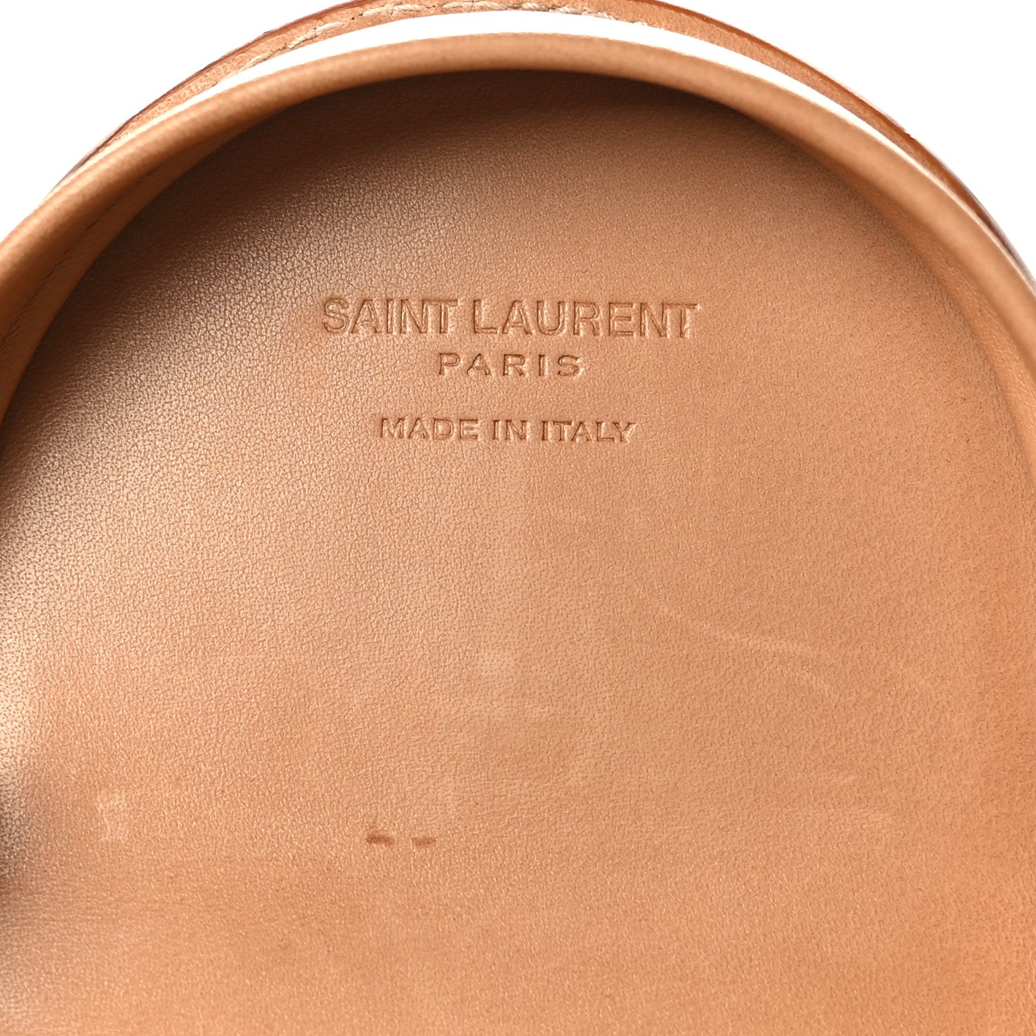 Saint Laurent Calfskin Monogram Baby Kaia Crossbody Bag Vintage Brown 6 of 10