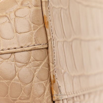 Salvatore Ferragamo Alligator Hobo Cream 11 of 14