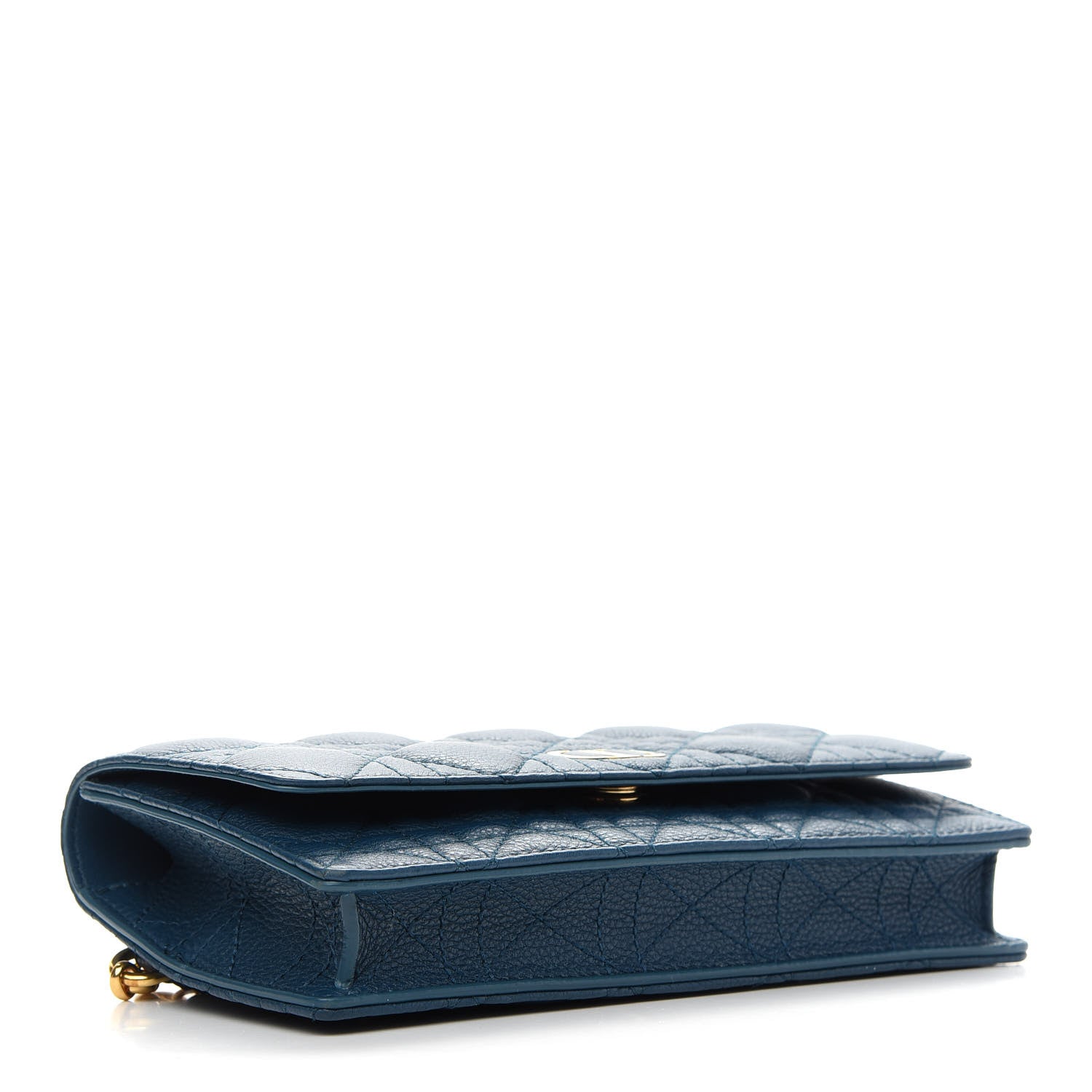 Christian Dior Supple Calfskin Caro Belt Bag Steel Blue 4 of 8