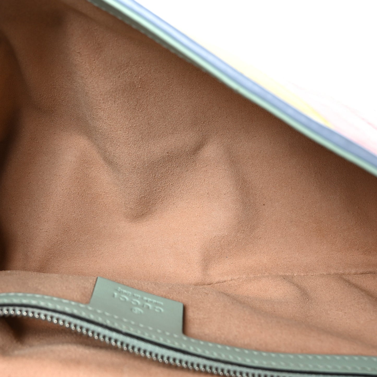 Calfskin Matelasse Diagonal Small GG Marmont Shoulder Bag Multicolor Pastel