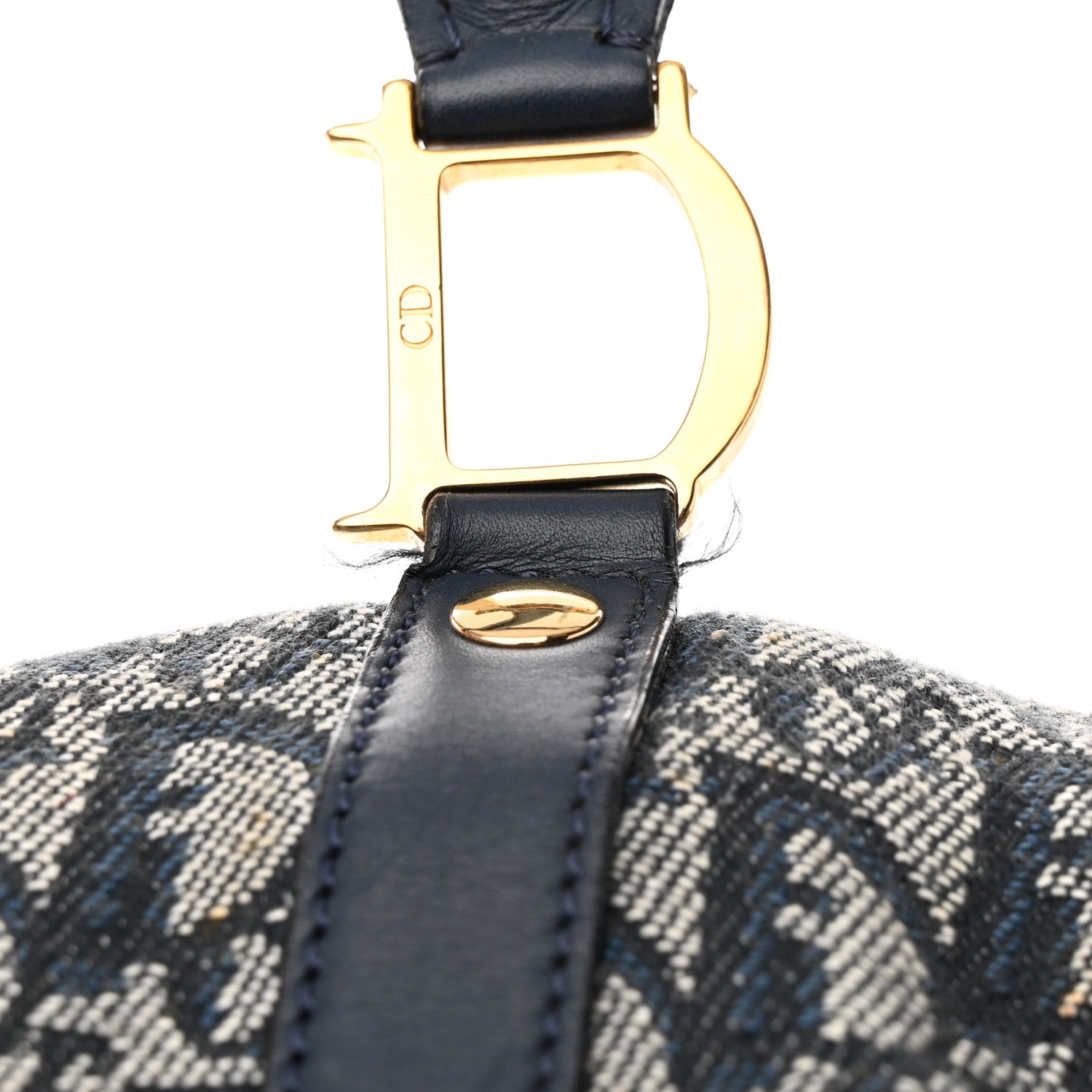 Christian Dior Monogram Duffle Navy Blue 15 of 18