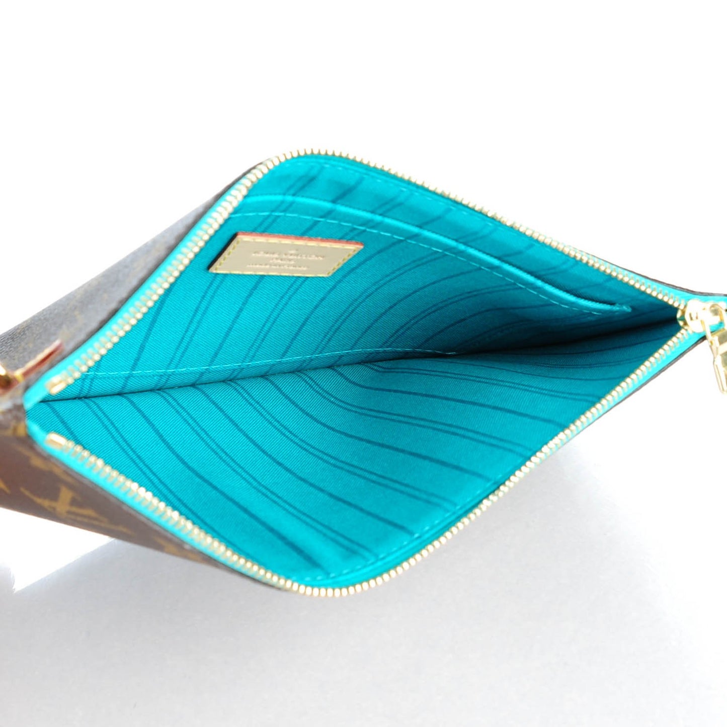 Monogram V Neverfull MM Turquoise