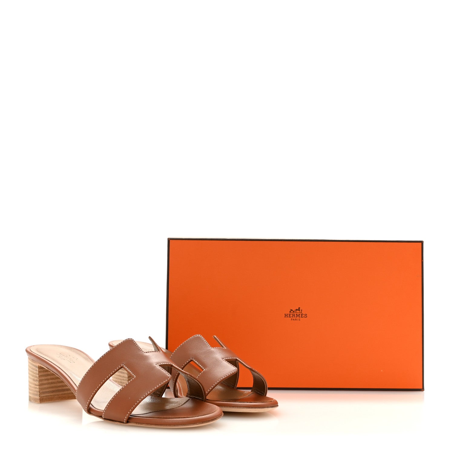 Hermes Calfskin Oasis Sandals 38 Gold 1893578 – FASHIONPHILE