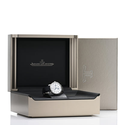 Jaeger-LeCoultre Stainless Steel Alligator Diamond Bezel 34mm Rendez-Vous Classic Day & Night Automatic Watch 344.8.37.S 5 of 5