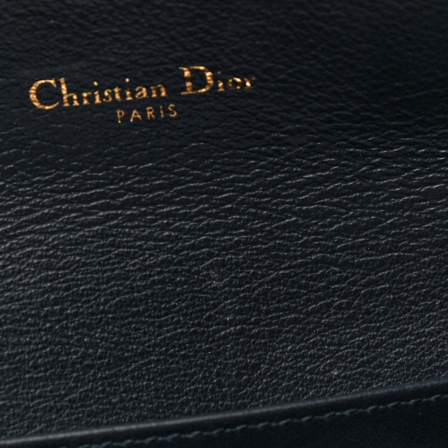 Christian Dior Oblique Saddle Chain Long Wallet Blue 16 of 18
