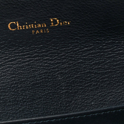 Christian Dior Oblique Saddle Chain Long Wallet Blue 16 of 18