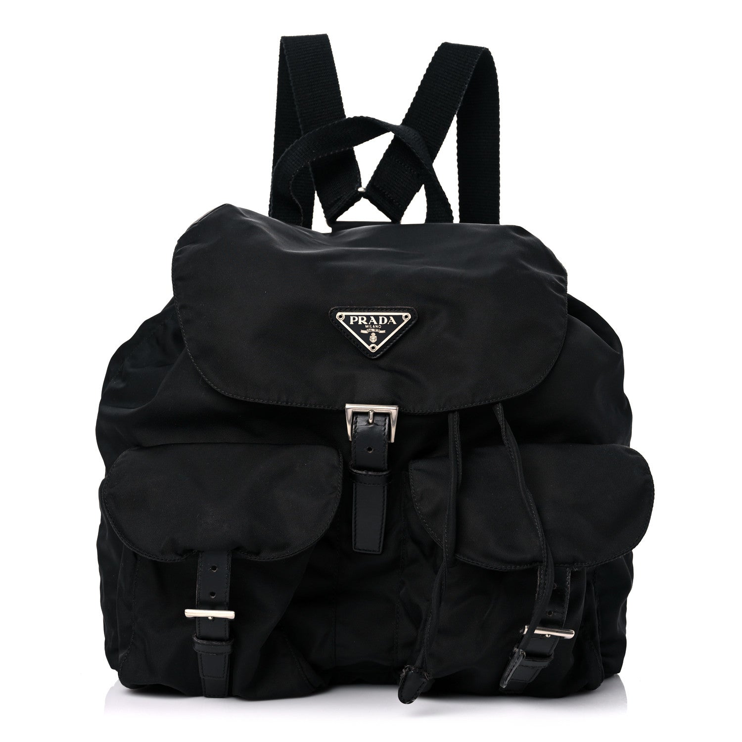 Prada Nylon Vela Medium Backpack Black 1 of 14