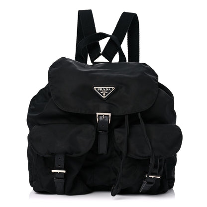 Prada Nylon Vela Medium Backpack Black 1 of 14