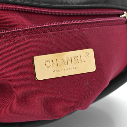 Chanel Goatskin Quilted Medium Chanel 19 Flap Black 6 of 11