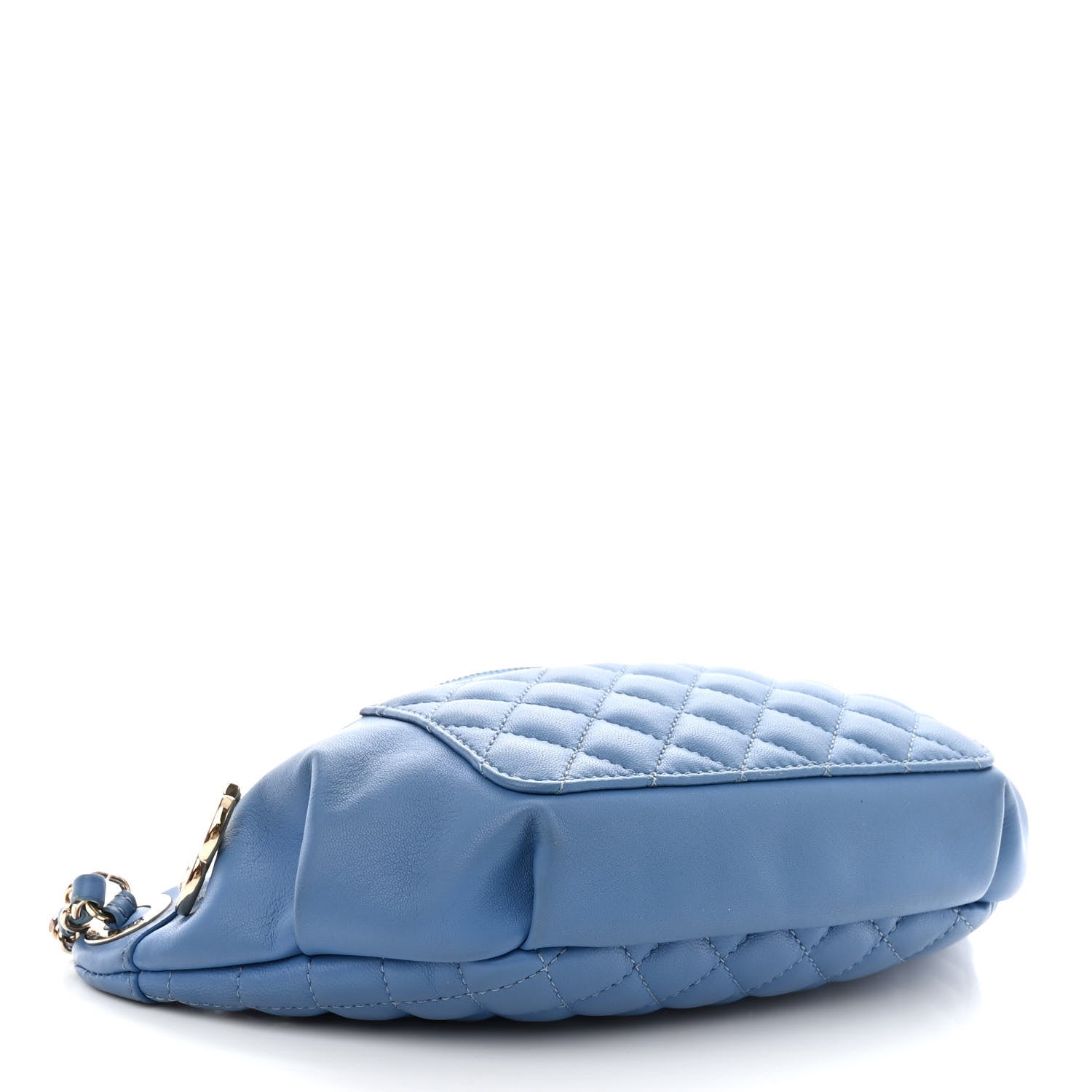 Chanel Lambskin Quilted Bi Waist Bag Fanny Pack Blue 4 of 17