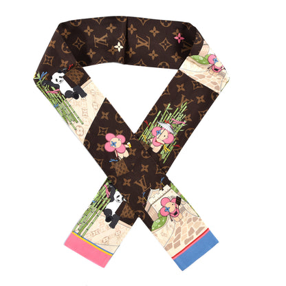 Louis Vuitton Silk Monogram 2021 Christmas Animation China Bandeau 1 of 3