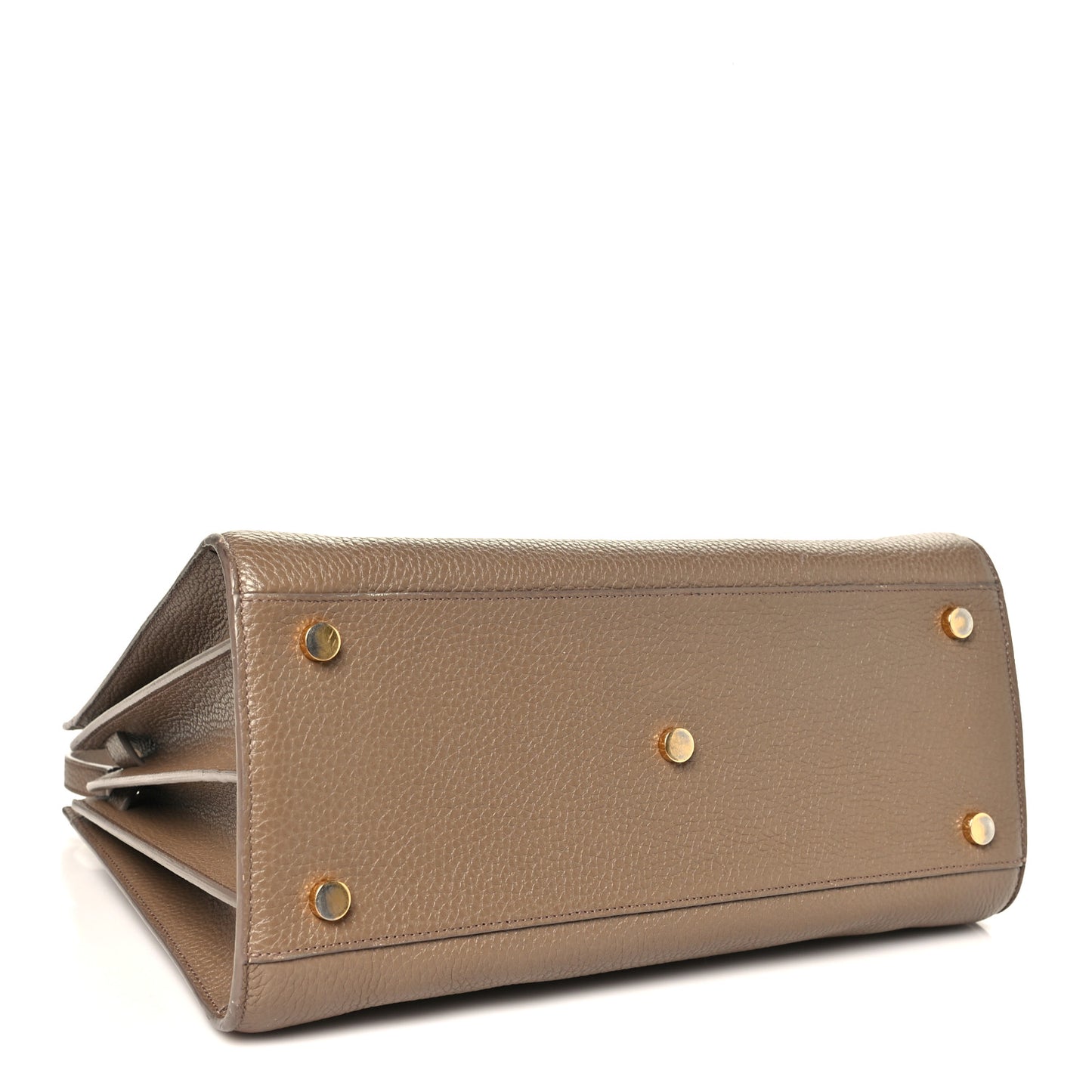 Grained Calfskin Small Sac De Jour Taupe