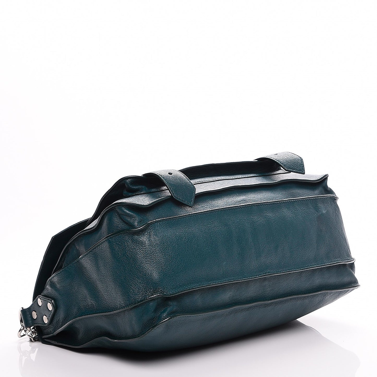 Lambskin Medium PS1 Satchel Dark Teal