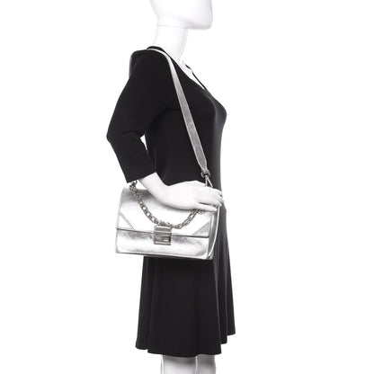 Fendi Vitello Catalan Mirror F is Fendi Kan U Shoulder Bag Argento 2 of 12