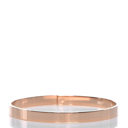 Hermes 18K Rose Gold Diamond Kelly PM Bangle Small 3 of 7