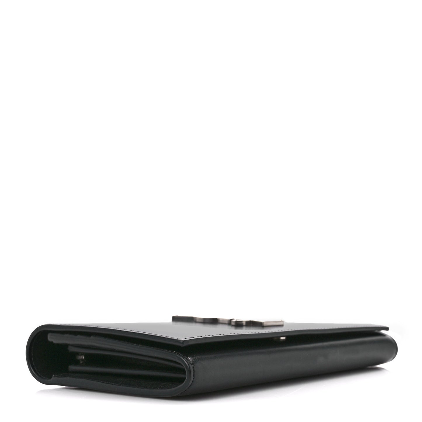 Smooth Calfskin Classic Monogram Cassandre Wallet Black