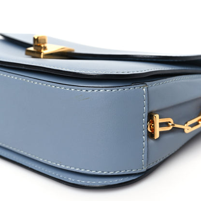 Valentino Garavani Vitello Chain Flap Bag Aqua 9 of 10