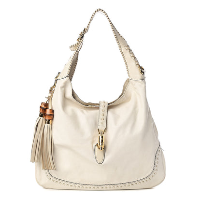 Gucci Calfskin Large New Jackie Hobo Off White 1 of 16