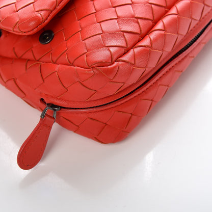 Bottega Veneta Nappa Intrecciato Mini Chain Messenger Red 5 of 10