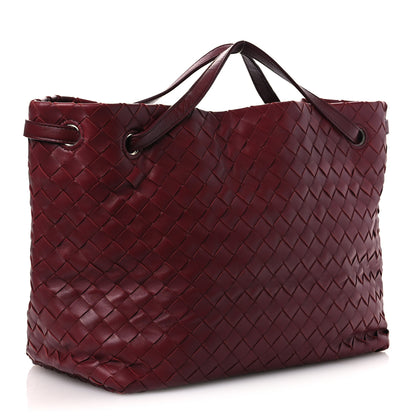 Bottega Veneta Nappa Intrecciato Medium Garda Bag Dark Red 3 of 13