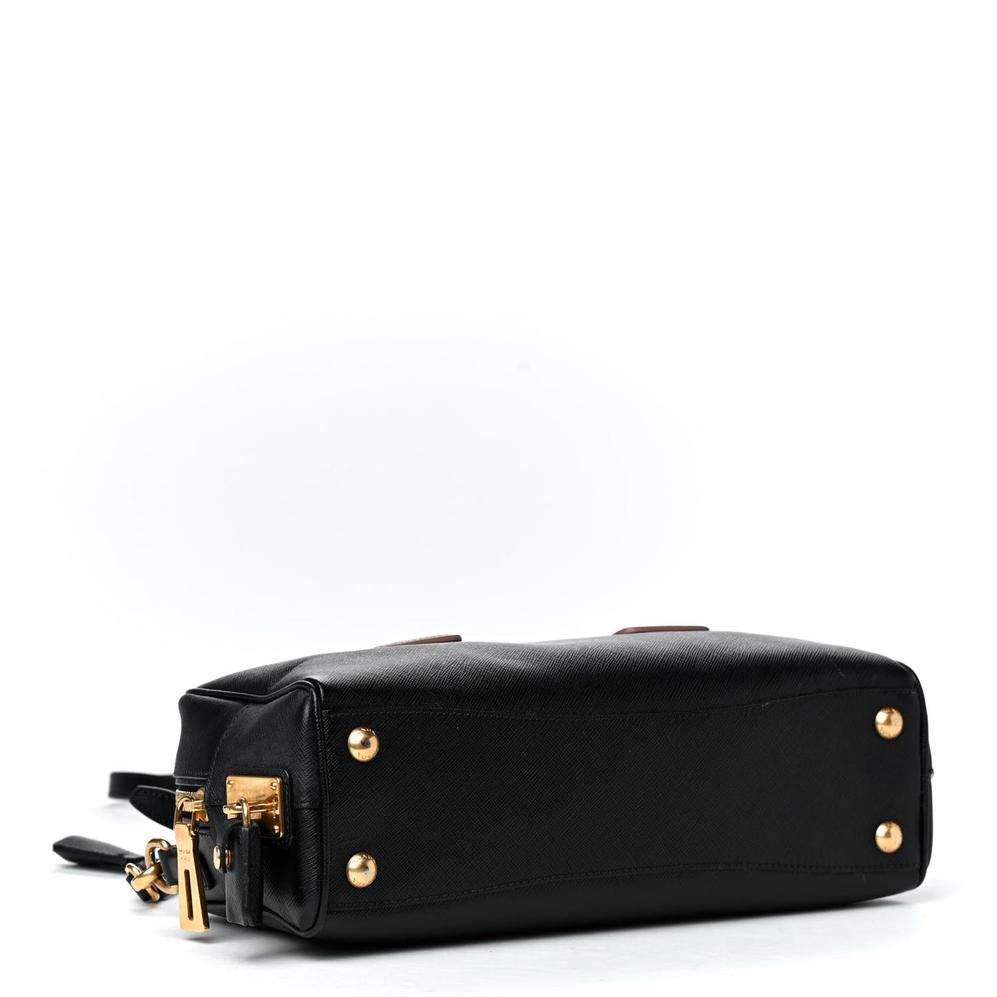 Saffiano Lux Bauletto Black Cammeo