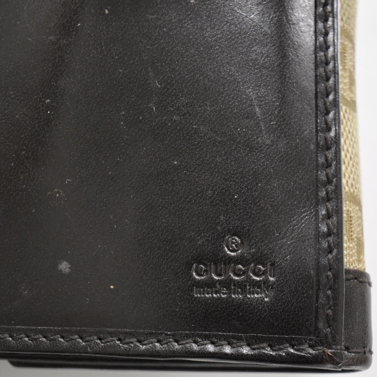 Gucci Monogram Crocodile Web Continental Wallet 9 of 9