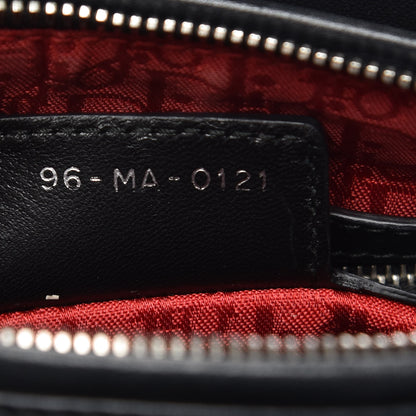 Christian Dior Lambskin Cannage Medium Lady Dior Black 7 of 16