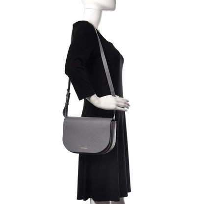 Balenciaga Grained Calfskin Logo S Ville Day Bag Gris Perle Fonce White 2 of 14