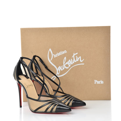Christian Louboutin Kid Rete Theodorella 100 Pump 36.5 Black 10 of 10