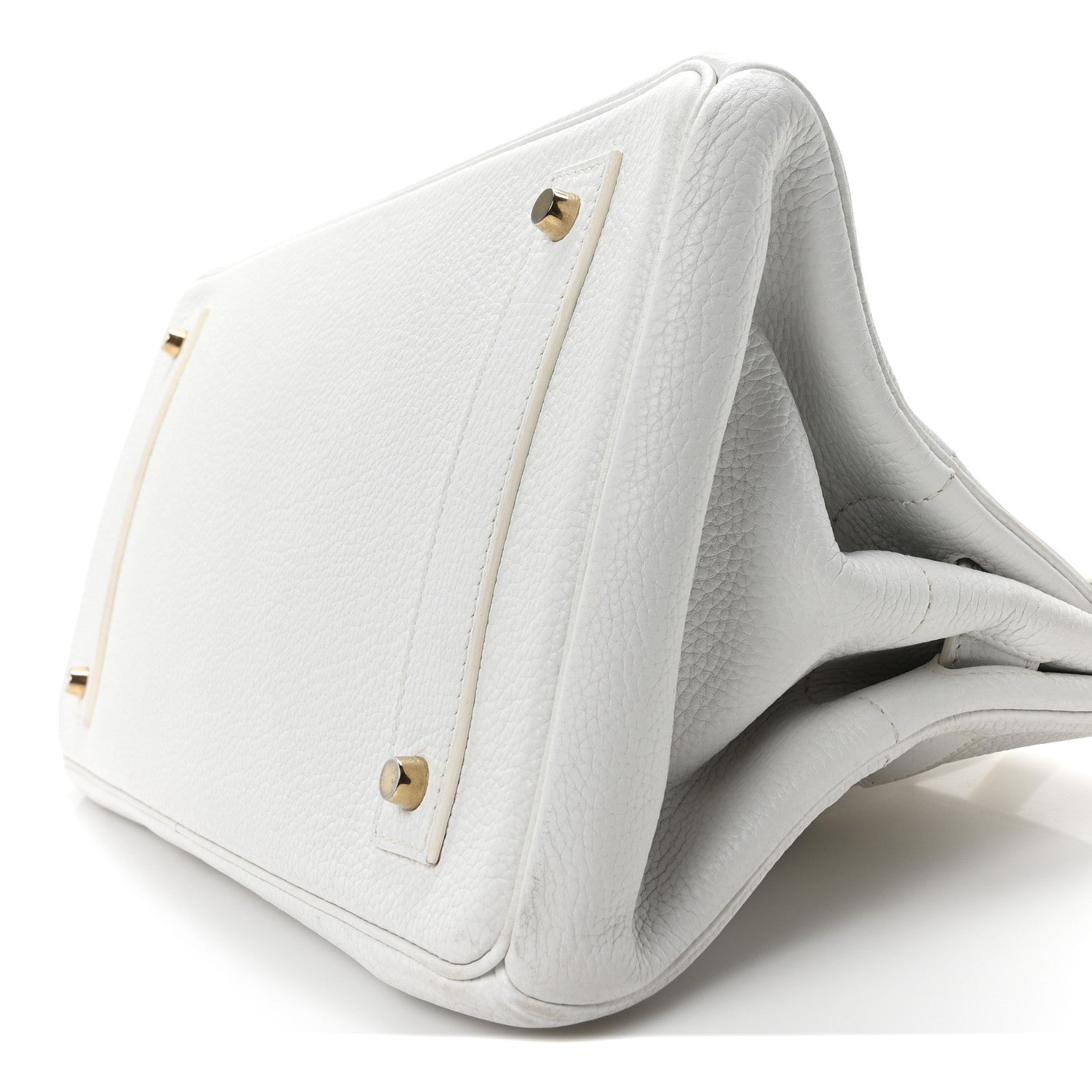 Hermes Taurillon Clemence JPG Birkin 42 White 9 of 9