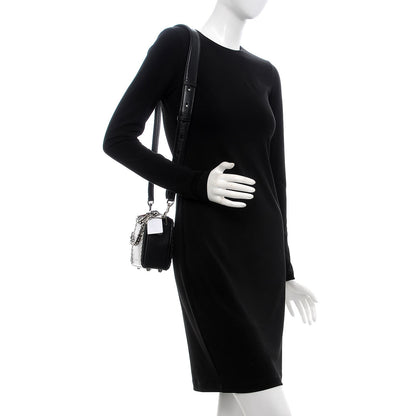 Alexander McQueen Grained Calfskin Studded Box Shoulder Bag 16 Black 2 of 6