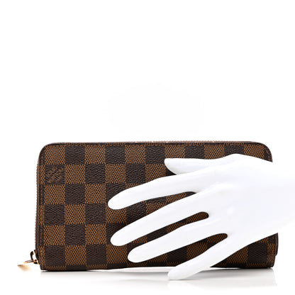 Louis Vuitton Damier Ebene Zippy Wallet 2 of 7