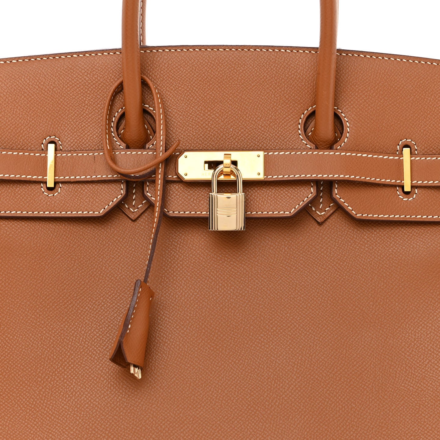 Epsom Birkin 35 Gold