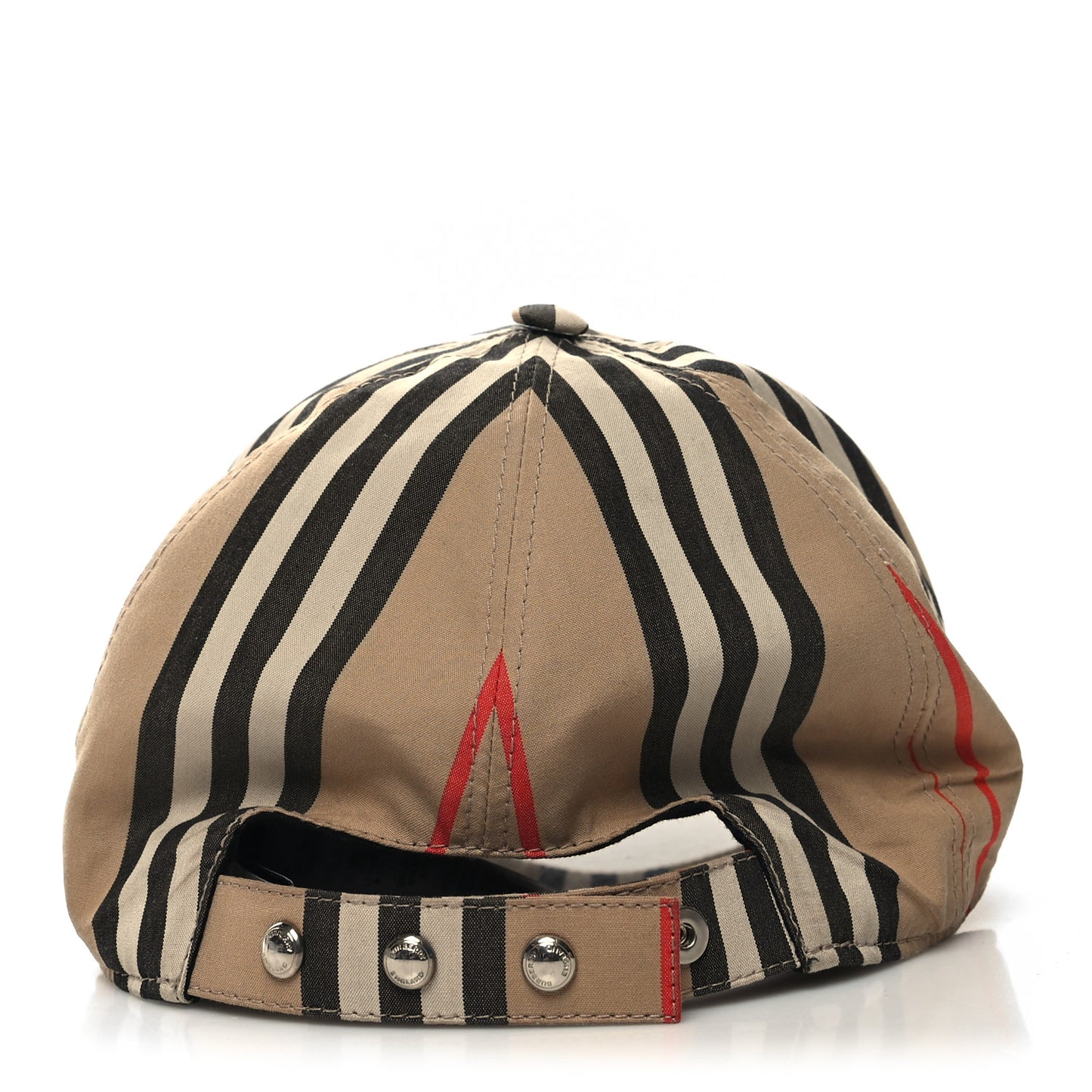 Cotton Vintage Check Monogram Baseball Hat S Archive Beige