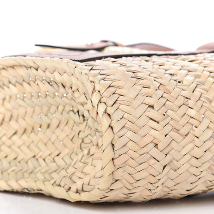 Loewe Raffia Small Basket Tote Bag Natural Tan 7 of 12
