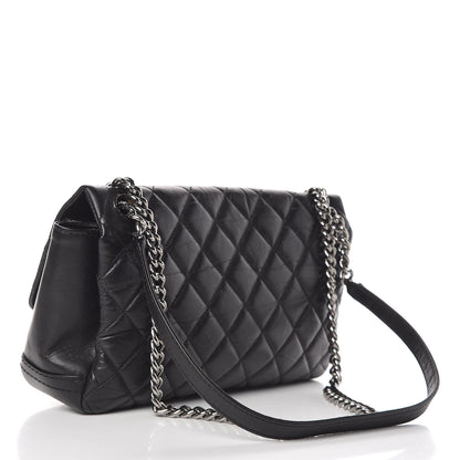 Chanel Aged Calfskin Quilted Small Lady Pearly Flap Black 3 of 12