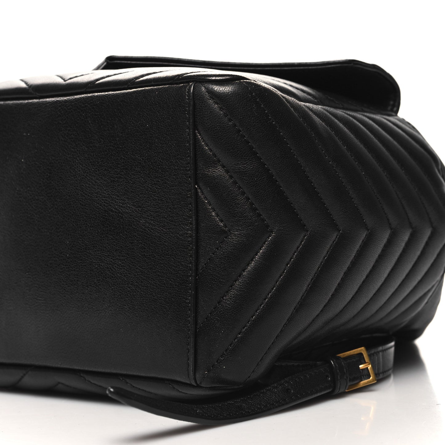 Lambskin Matelasse Monogram Joe Backpack Black