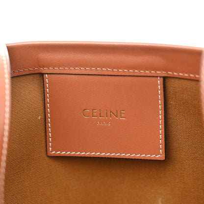 Celine Canvas Calfskin Camouflage Large Couffin Logo Tote Khaki 6 of 12