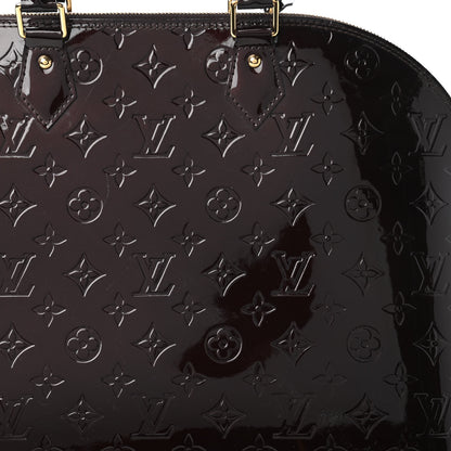 Louis Vuitton Vernis Alma GM Amarante 10 of 10