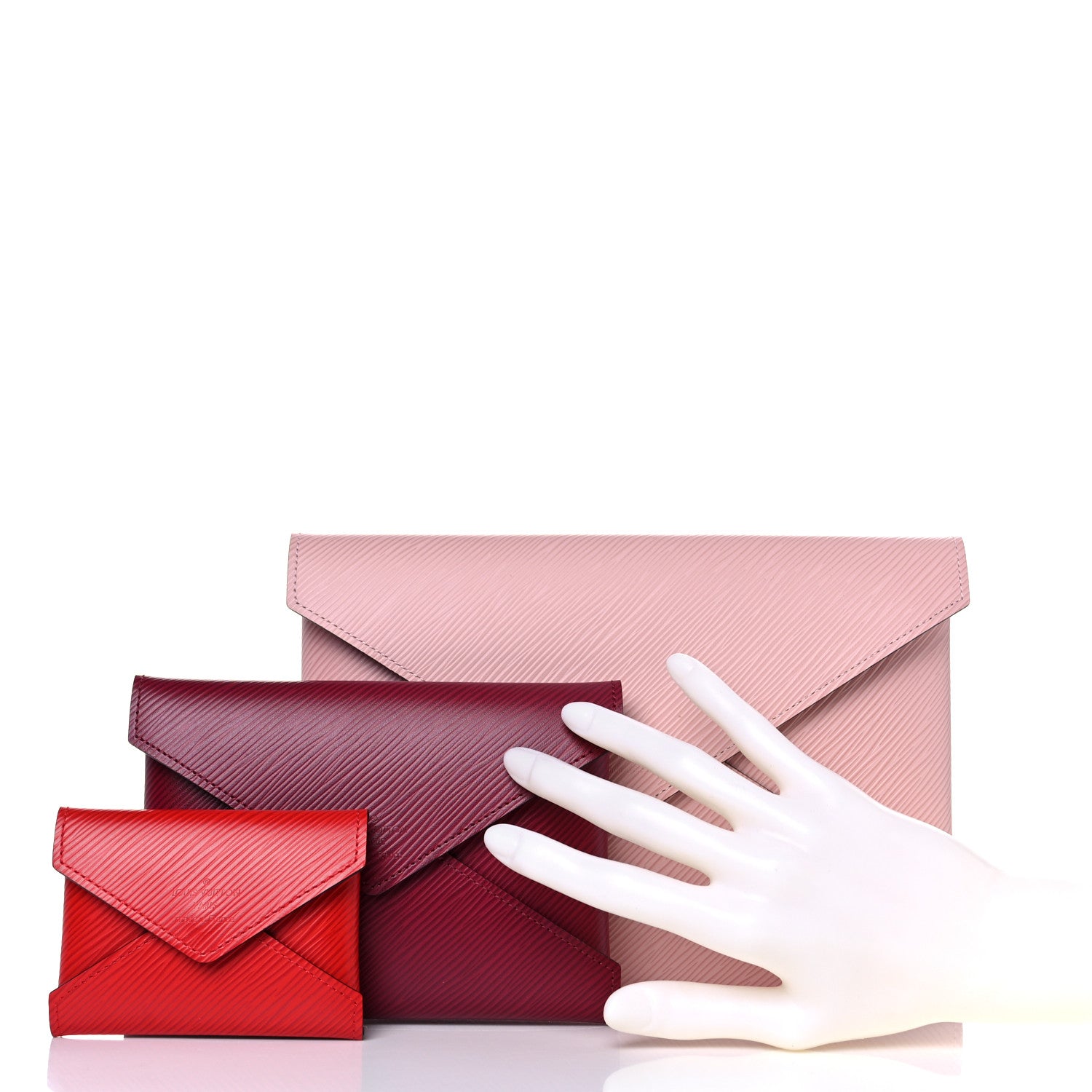 Louis Vuitton Epi Kirigami Pochette Set Rose Ballerine Fuchsia Coquelicot 2 of 10