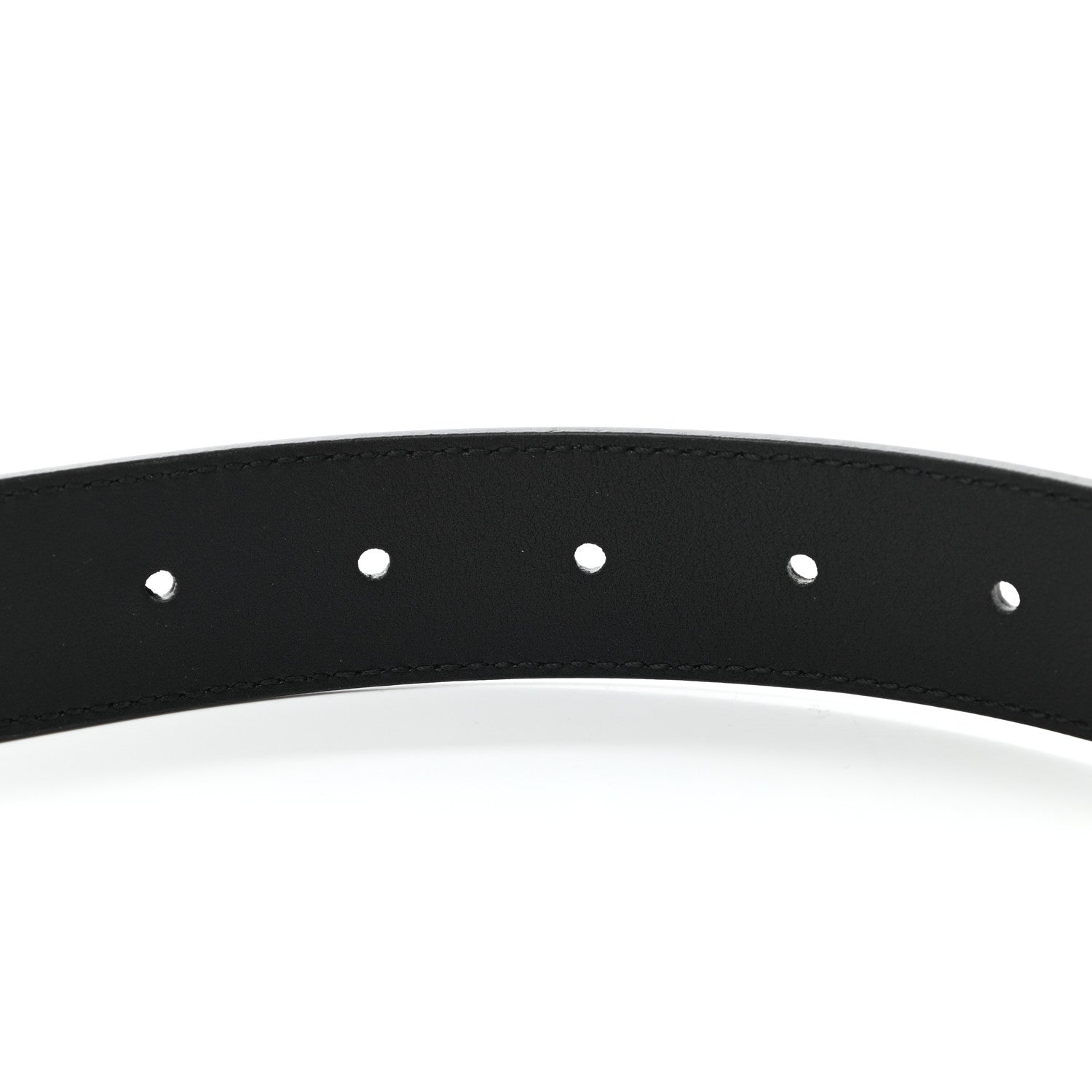Gucci Calfskin Double G 30mm Belt 80 32 Black 5 of 6