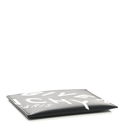 Givenchy Calfskin Logo Printed Card Holder Black 4 of 7