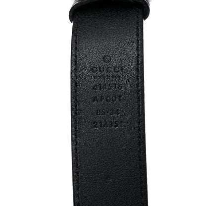 Gucci Calfskin Double G 30mm Belt 85 34 Black 4 of 6