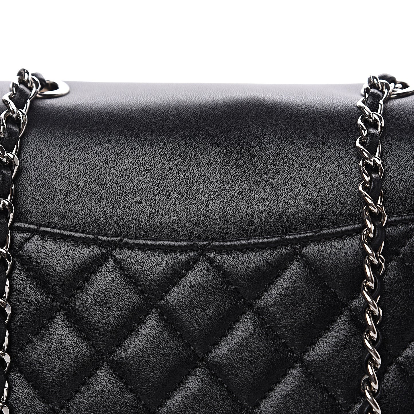 Calfskin Mini Tramezzo Flap Black