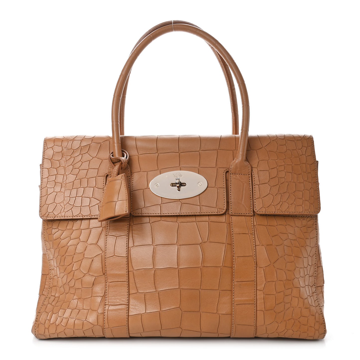 Crocodile Embossed Bayswater Camel