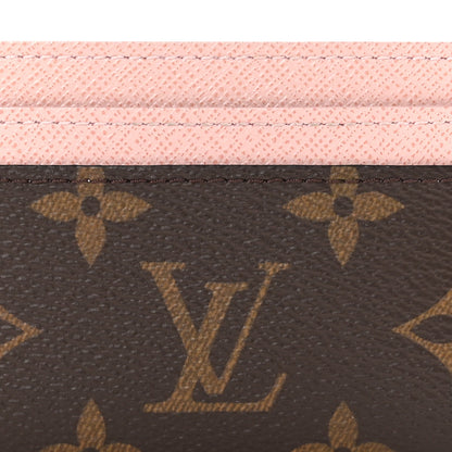 Louis Vuitton Monogram LV Charms Card Holder Rose Ballerine 7 of 8