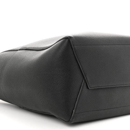 Celine Soft Grained Calfskin Sangle Bucket Bag Black 8 of 9